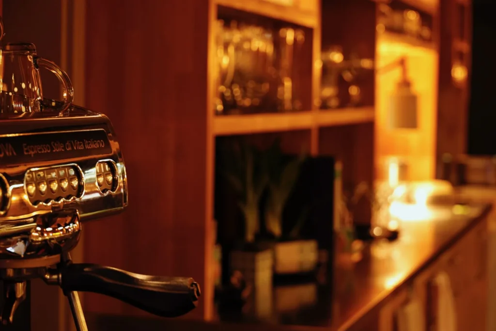 Italienische Espressomaschine im The Dom Konstanz